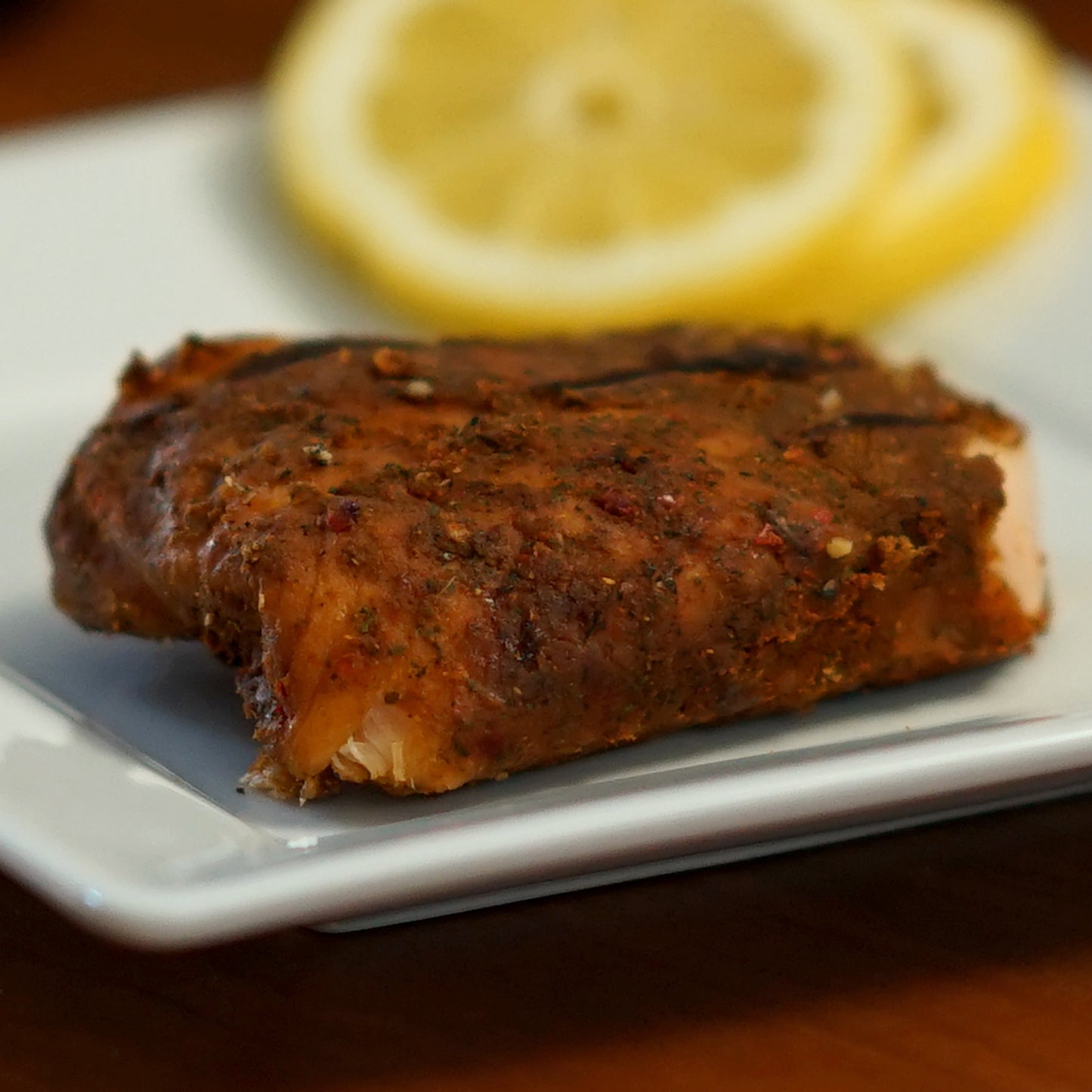 Marinated Bourbon & Blackened Salmon (Combo)