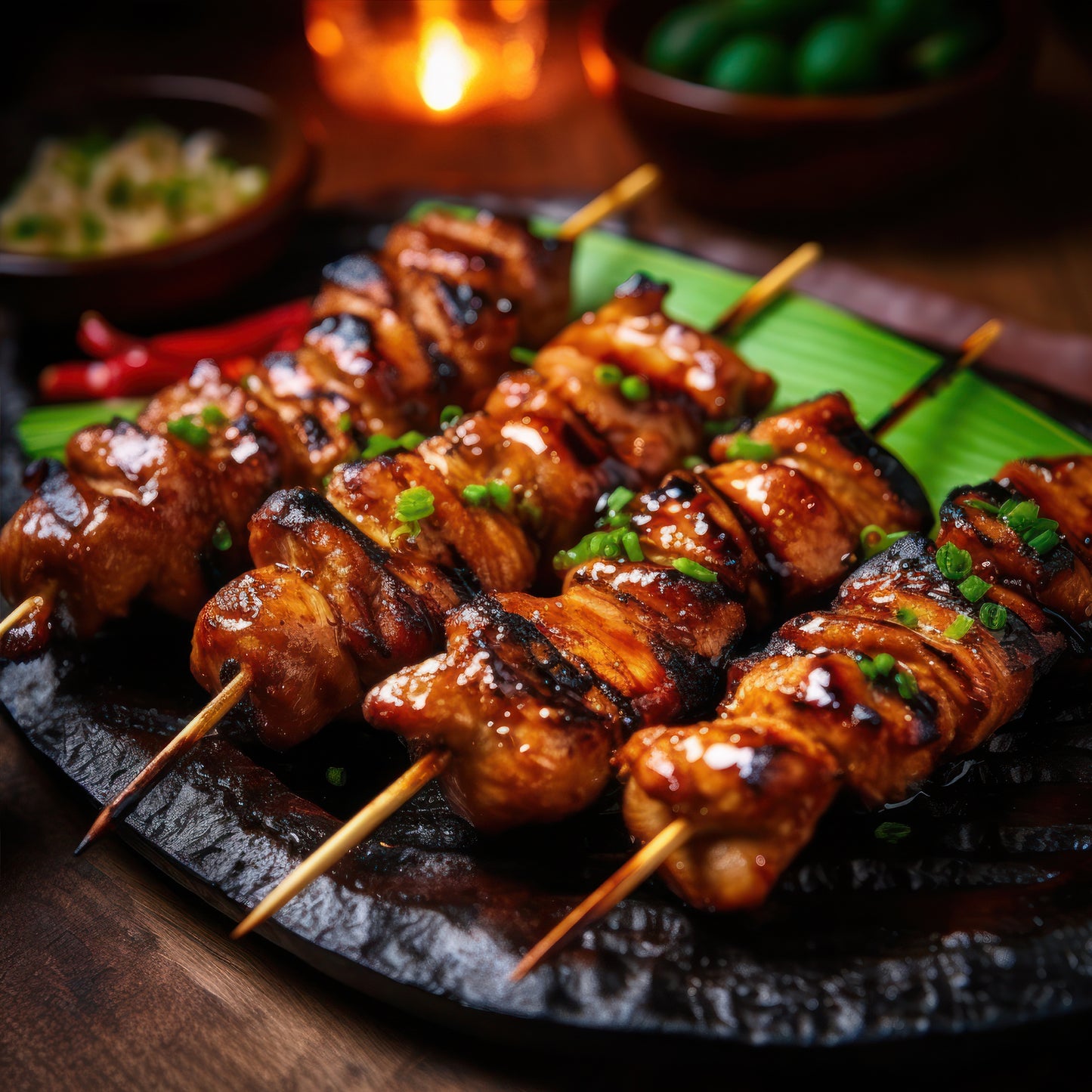 Honey BBQ Chicken Kabobs (6oz)