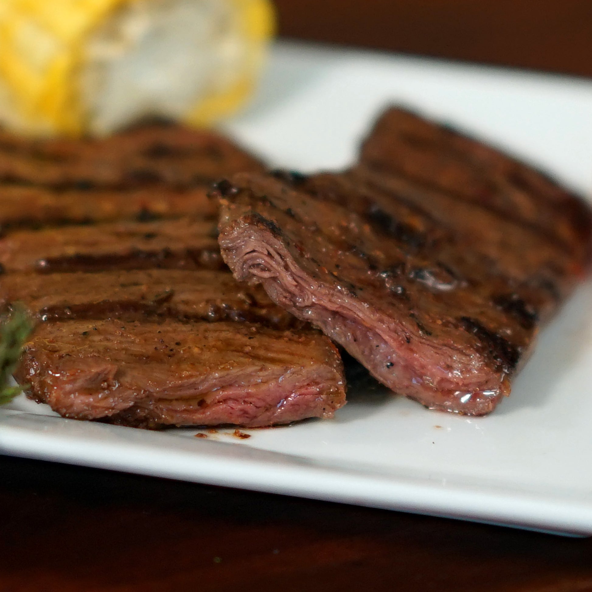 Marinated Pepper Medley Steak