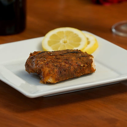 Marinated Bourbon & Blackened Salmon (Combo)