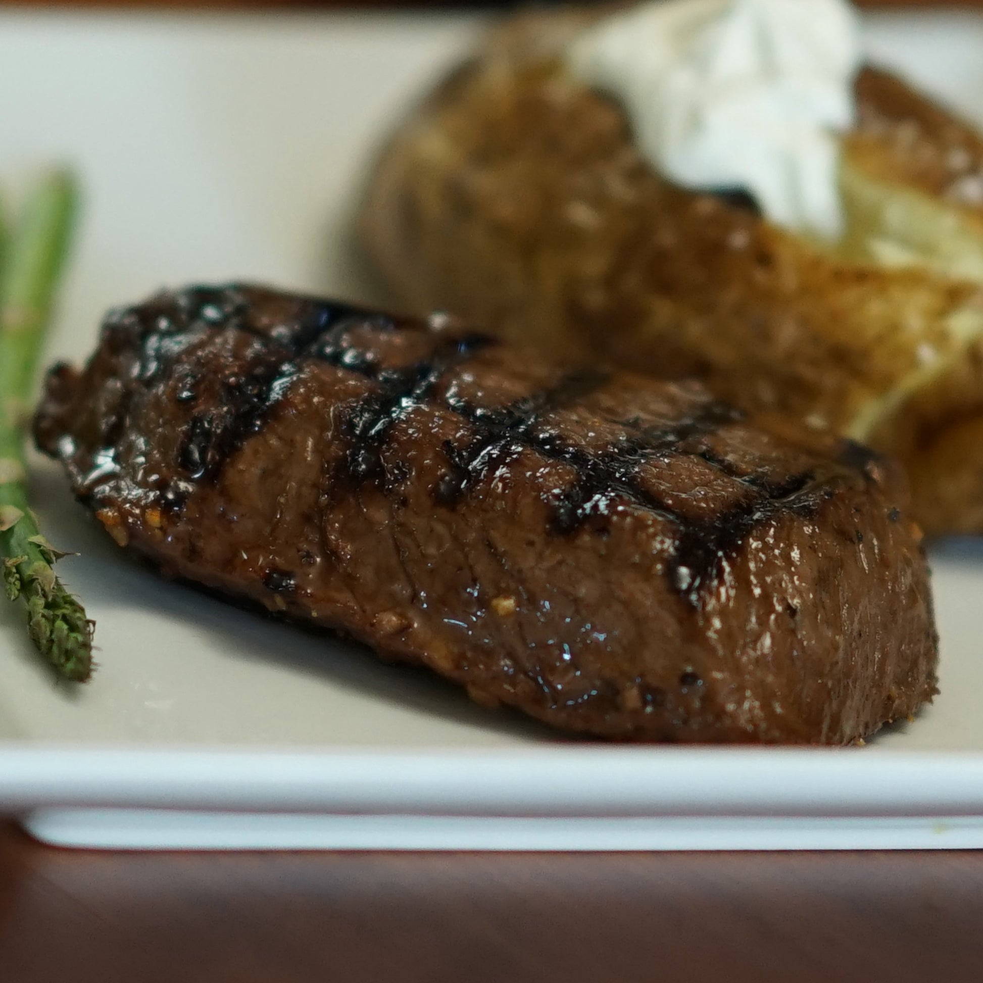 Bourbon Marinated Sirloin Steak & Chicken