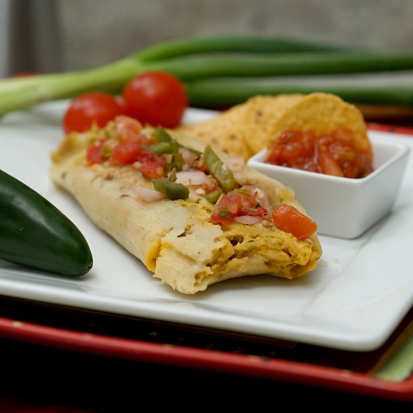 J. Feene's Green Chili Tamales