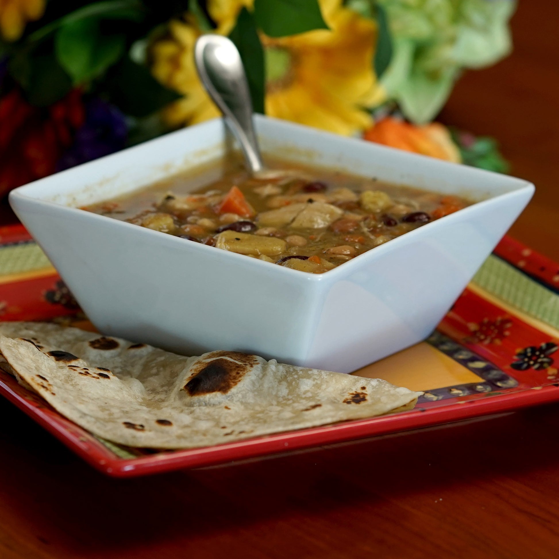 Gourmet Green Chile Chicken Soup