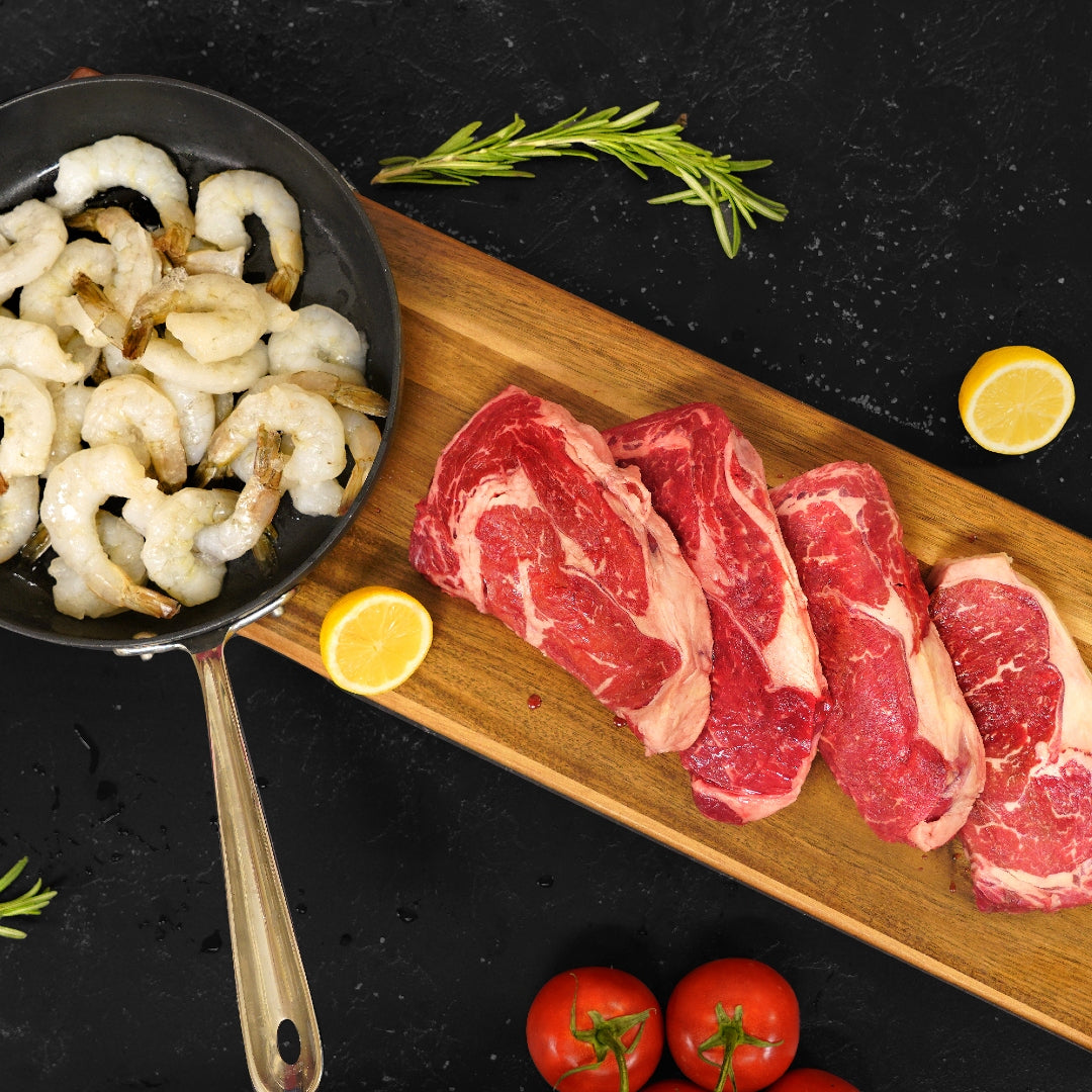 Certified Angus Beef Ribeye & Shrimp Box