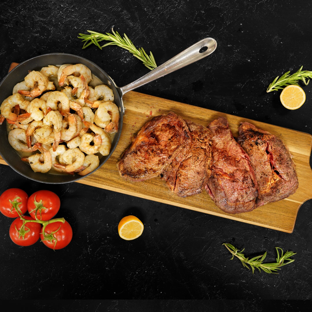 Certified Angus Beef Ribeye & Shrimp Box